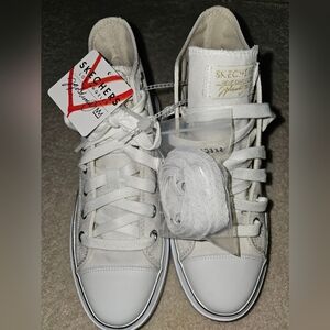Skechers  X James Goldcrown White High-Top Sneakers